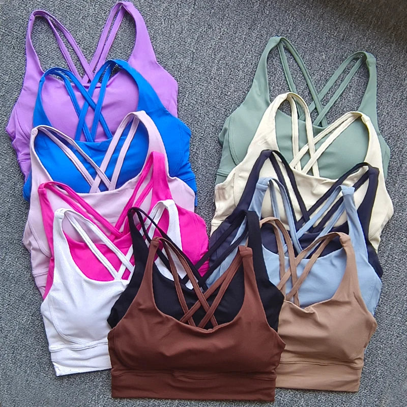 Solid Color Sport Bra