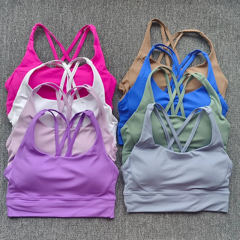 Solid Color Sport Bra