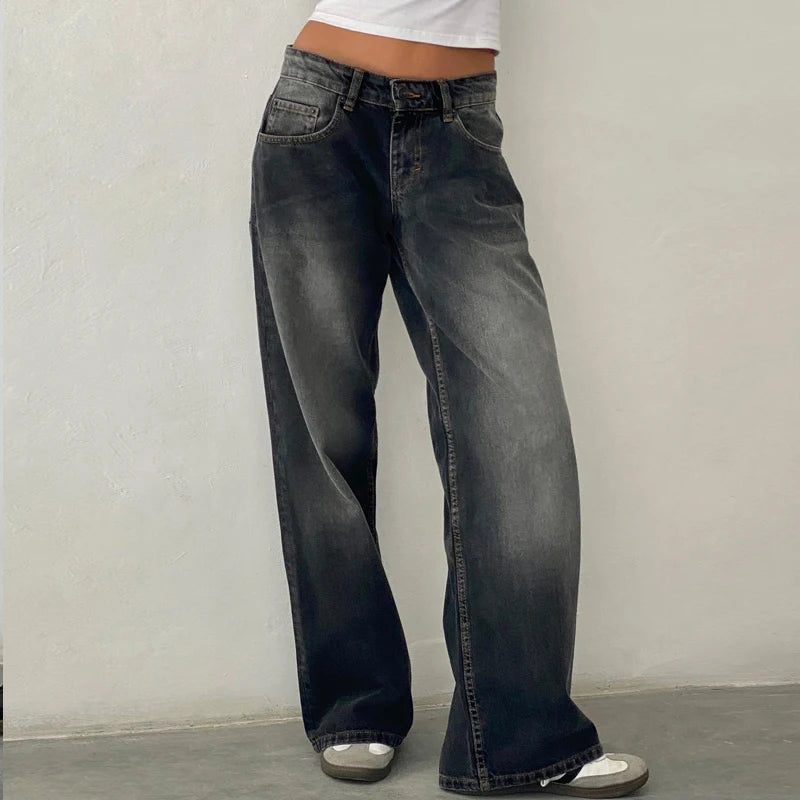 Low-Rise Baggy Jeans