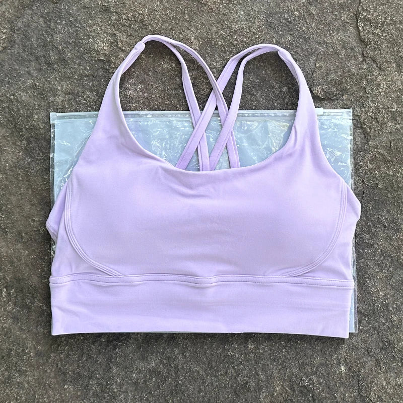 Solid Color Sport Bra